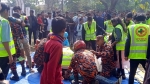 কাঁঠালিয়ায় অগ্নি নির্বাপক জনসচেনতামূলক মহড়া