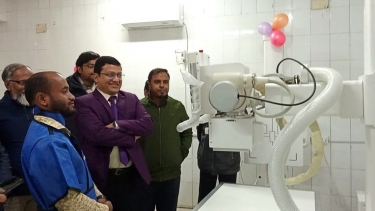 দেড় যুগ পর সংযুক্ত হলো স্বাস্থ্য কমপ্লেক্সে আধুনিক এক্স-রে মেশিন