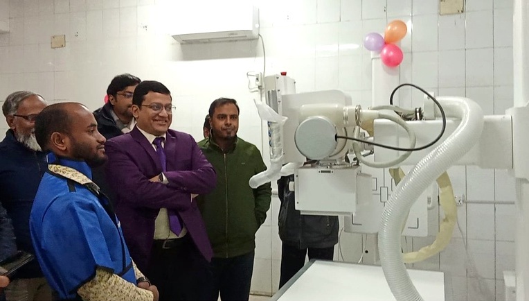 দেড় যুগ পর সংযুক্ত হলো স্বাস্থ্য কমপ্লেক্সে আধুনিক এক্স-রে মেশিন