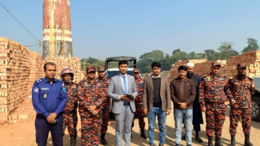 ভাঙ্গায় অনুমোদন ছাড়াই চলছিলো ইটভাটার কাজ, তিন লাখ টাকা জরিমানা