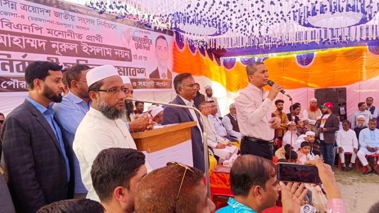 ১২ ফেব্রুয়ারীর নির্বাচন মানুষের ভোটের অধিকার ফিরে পাওয়ার দিন : নুরুল ইসলাম নয়ন