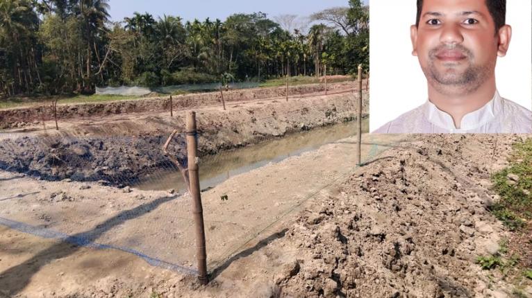 যুবদল নেতার জমি জবর দখলে মরিয়া আওয়ামী লীগ নেতা