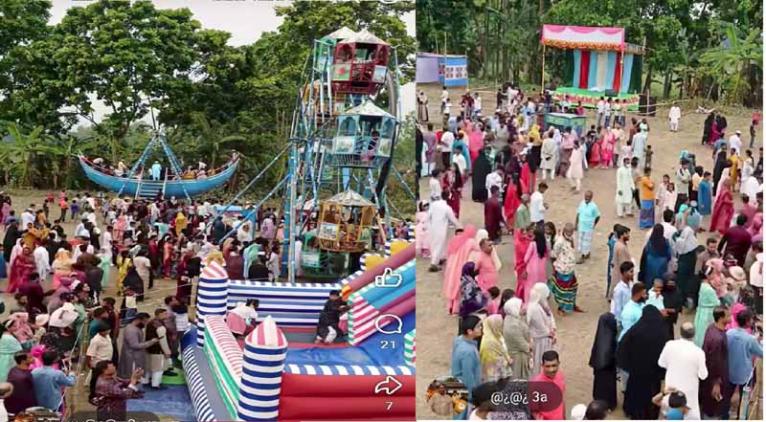 ভূঞাপুরে জমে ওঠেছে ঈদমেলা