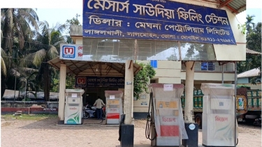 লালমোহনে জ্বালানী তেলের তীব্র সংকট,ভোগান্তিতে যানবাহন চালকরা