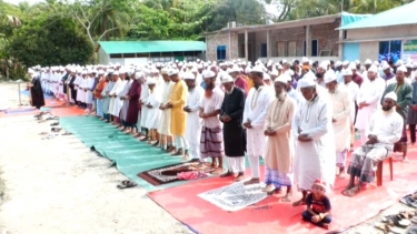 পটুয়াখালীর ৩৫ গ্রামে ঈদ উদযাপন