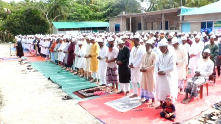 পটুয়াখালীর ৩৫ গ্রামে ঈদ উদযাপন