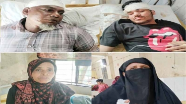 লালমোহনে ঘর উত্তোলন করতে গিয়ে প্রতিপক্ষের হামলা, আহত ৫