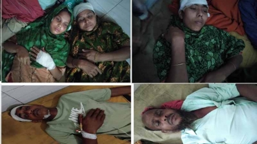 চরফ্যাসনের ঢালচরে কাদের বাহিনীর তান্ডব, শ্রমিকদলের সম্পাদকসহ ৬জনকে কুপিয়ে জখম