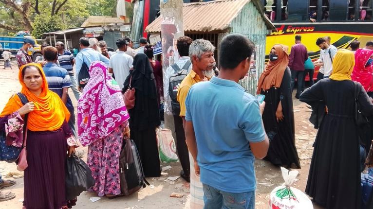 ভূঞাপুরে যানবাহন সংকটে যাত্রীদের ভোগান্তি চরমে