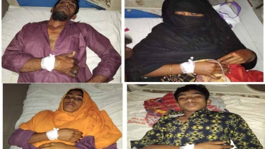 চরফ্যাসনে যৌতুক মামলা তুলে নেয়ার জন্য বাদির পরিবারের ওপর হামলা