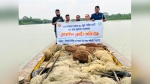 কাউখালীতে প্রশাসনের অভিযানে বিপুল পরিমাণ অবৈধ জাল জব্দ