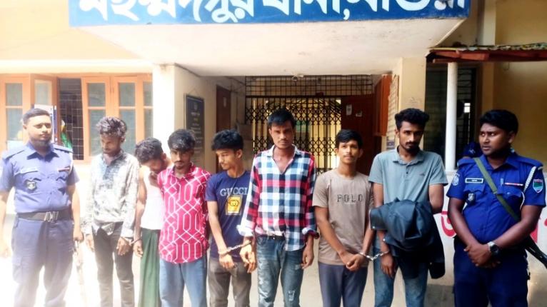 মহম্মদপুরে মাদকবিরোধী অভিযানে আটক ৭
