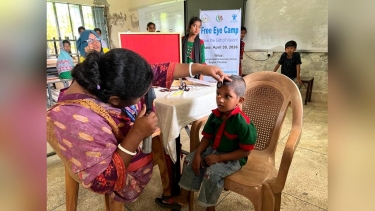 বাউফলে বিনামূল্যে চক্ষুচিকিৎসা ক্যাম্প