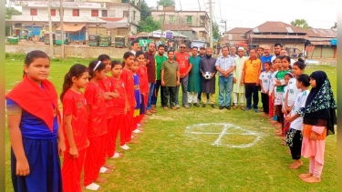 কাউখালীতে প্রাথমিক বিদ্যালয় গোল্ড কাপ ফুটবল টুর্নামেন্টের উদ্বোধন