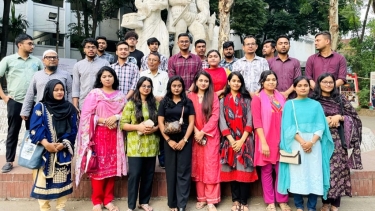 <small> সভাপতি আবিরুল ও সম্পাদক ঈশিতা</small> ঢাবির খুলনা জেলা ছাত্রকল্যাণ সমিতির কমিটি গঠন