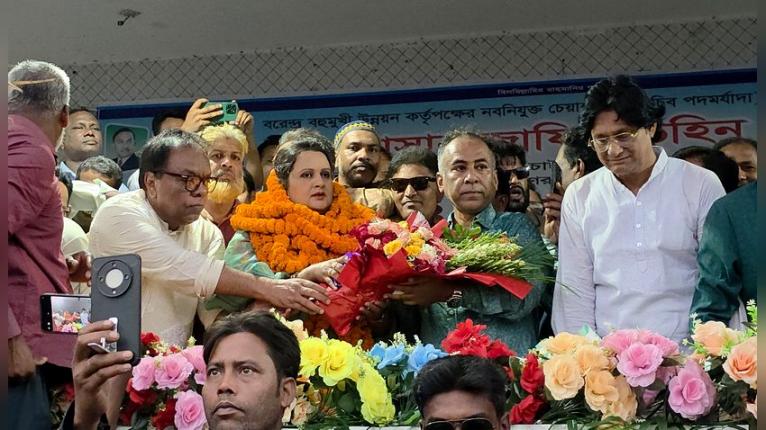 চাটমোহরে বিএমডিএ চেয়ারম্যান  কৃষিবিদ হাসান জাফির তুহিনকে সংবর্ধনা