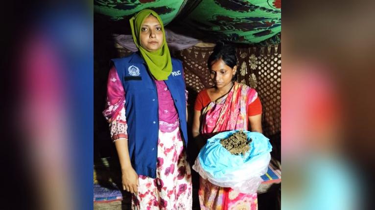 কাউখালীতে ৫০০ গ্রাম গাঁজাসহ নারী মাদক ব্যবসায়ী গ্রেফতার