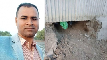 কয়রায় সিঁধ কেটে ঘরে ঢুকে ব্যবসায়ীকে কুপিয়ে হত্যা
