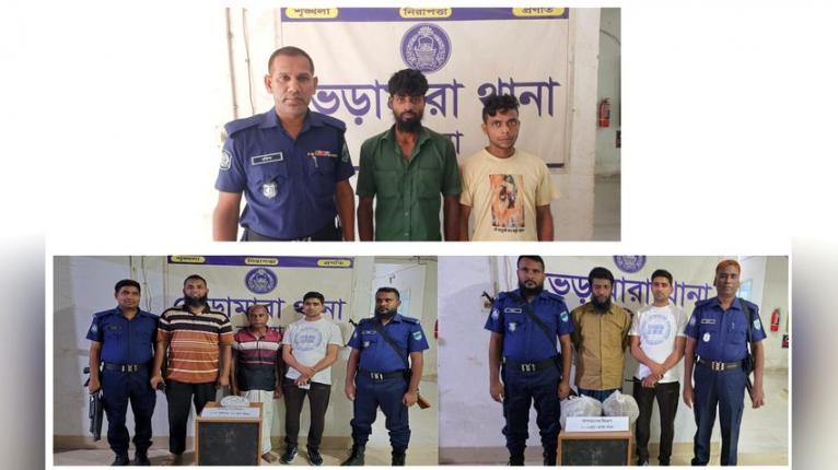 ভেড়ামারায় ট্যাপেন্ডাডোল ট্যাবলেটসহ ৩ মাদক কারবারি আটক