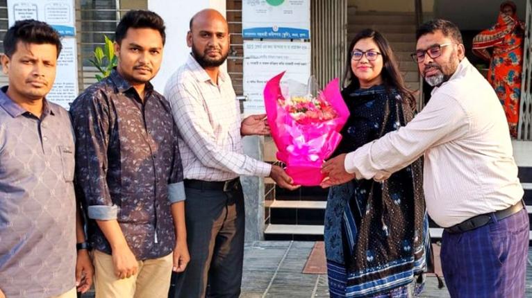 কয়রায় নতুন এসিল্যান্ড হিসেবে জান্নাতুল ফেরদৌসের যোগদান