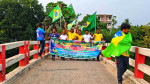 ভাঙ্গুড়ায় ব্রাজিল সমর্থকদের শোভাযাত্রা, জয়ের প্রত্যাশা ভক্তদের