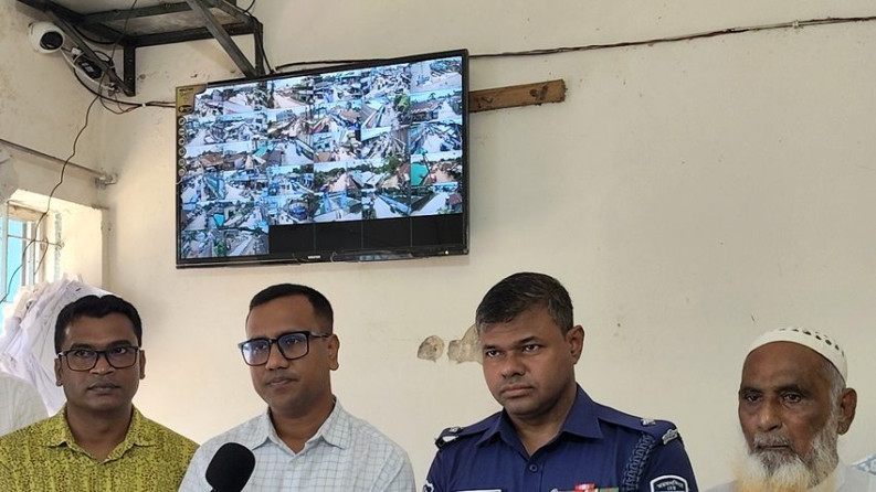 ব্যারিস্টার কায়সার কামালের উদ্যোগে কলমাকান্দা বাজারে ৩২ সিসি ক্যামেরার উদ্বোধন