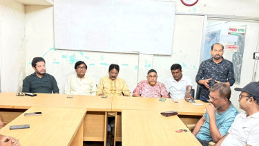 সাংবাদিক চন্দনের ওপরে সন্ত্রাসী হামলার প্রতিবাদে ভেড়ামারা প্রেসক্লাবে সভা