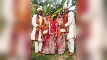 ভূঞাপুরে যমজ ২ ভাইয়ের সাথে যমজ ২ বোনের বিয়ে