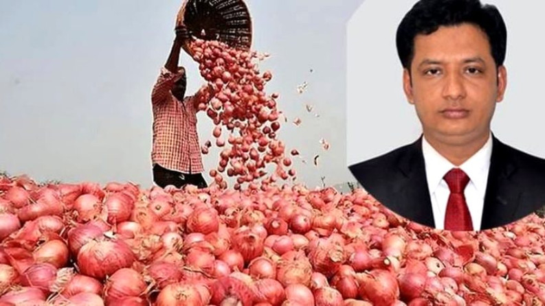 সালথার পেঁয়াজ চাষিদের সমস্যা তুলে ধরে প্রতিবেদন পাঠালেন ইউএনও