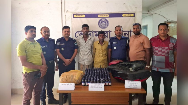 ভেড়ামারায় বিপুল পরিমাণ মাদক ও বিশেষ ট্যাংকিসহ ২ কারবারি গ্রেফতার