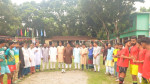সালথায় কেএম ওবায়দুর রহমান স্মৃতি ফুটবল টুর্নামেন্টের দ্বিতীয় কোয়ার্টার ফাইনাল খেলা
