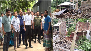 মধুখালীতে অবৈধ স্থাপনা উচ্ছেদ অভিযান পরিচালনা