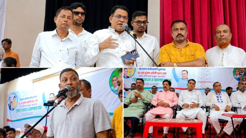 লালমোহনে র‍্যালি ও কেক কাটায় যুবদলের প্রতিষ্ঠাবার্ষিকী উদযাপন